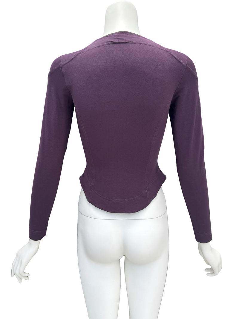 Vivienne Westwood 1990s Purple Cutout Top