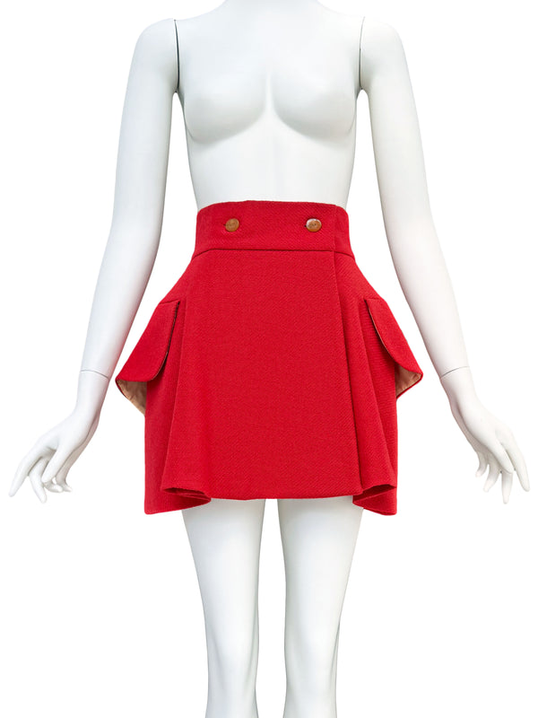 Vivienne Westwood 1995 Red Riding Skirt