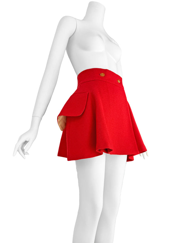 Vivienne Westwood 1995 Red Riding Skirt