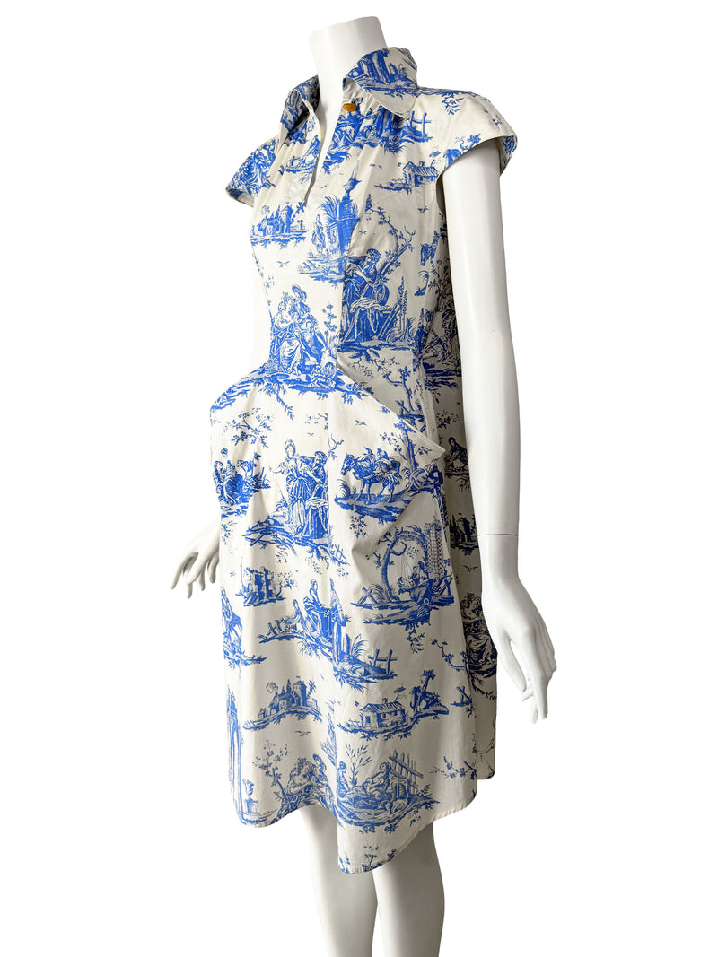 Vivienne Westwood Spring 1996 'Les Femmes' Toile Print Dress