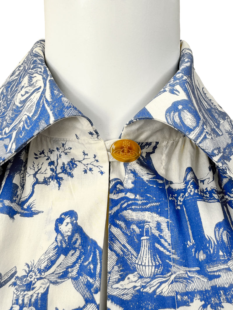 Vivienne Westwood Spring 1996 'Les Femmes' Toile Print Dress