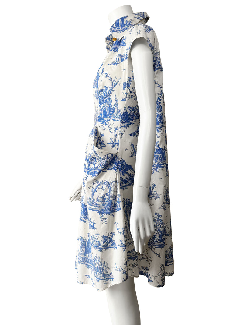 Vivienne Westwood Spring 1996 'Les Femmes' Toile Print Dress
