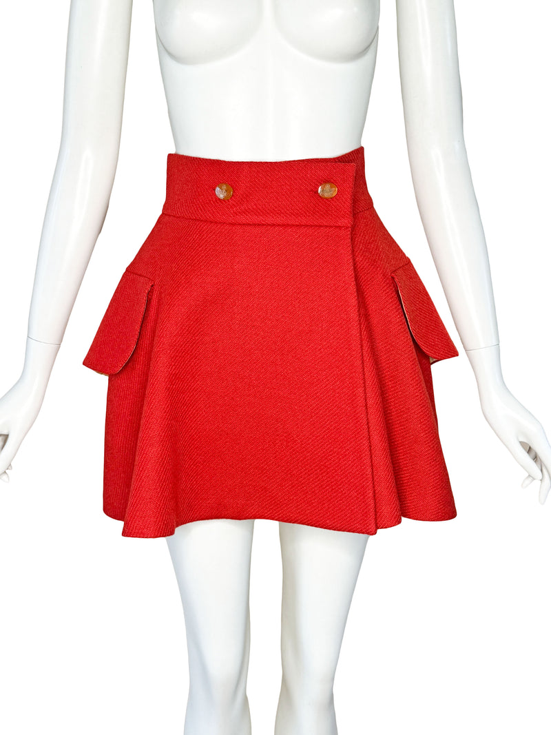 Vivienne Westwood Leather Short Skirt