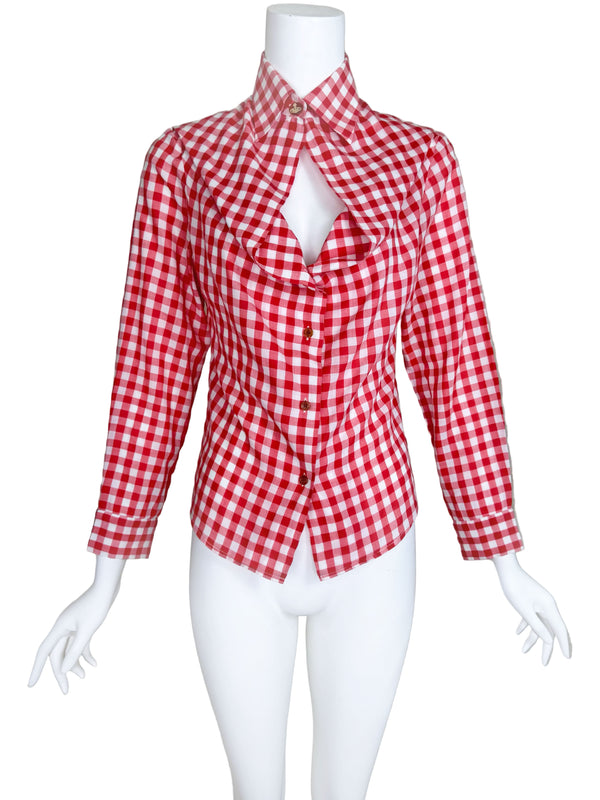 Vivienne Westwood Red Label 00's Gingham Button Down Shirt – Sweet