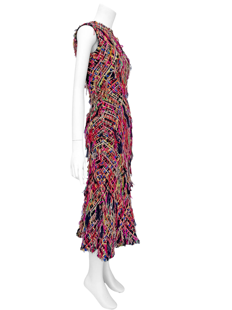 Alexander McQueen A/W 2017 Tweed Maxi Dress
