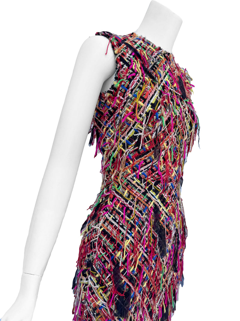 alexander mcqueen maxi dress Alexander McQueen - Asymmetric Ruffled Silk-organza-trimmed Stretch-knit Gown