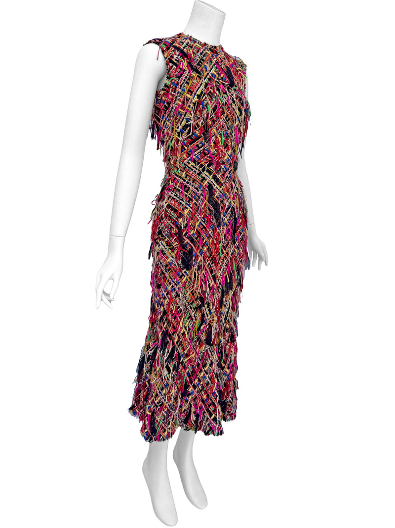 Alexander McQueen A/W 2017 Tweed Maxi Dress