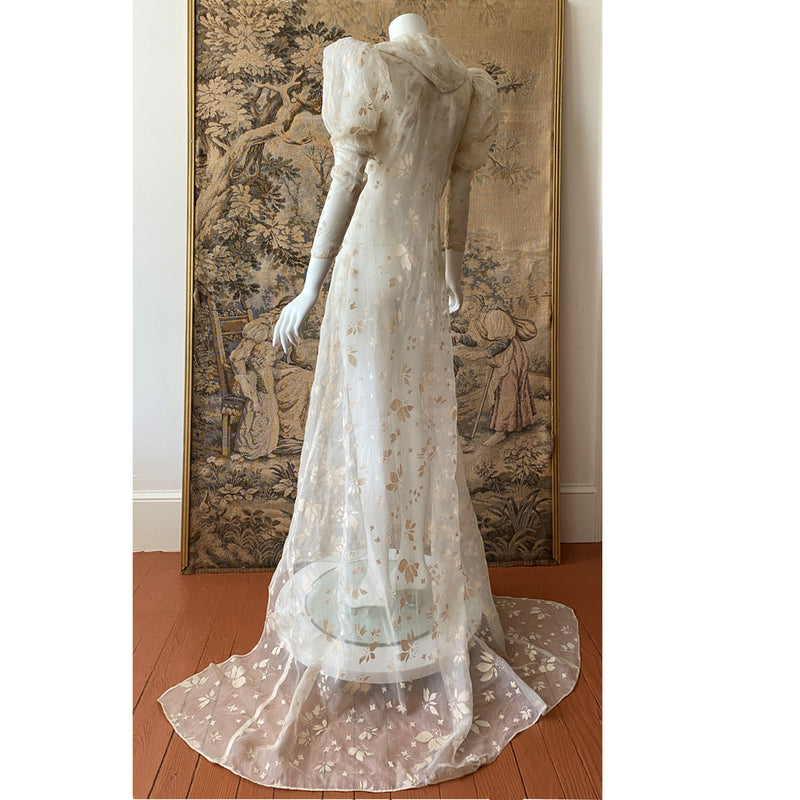 1930s Silk Organza Duster