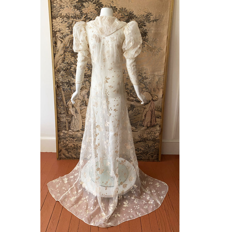 1930s Silk Organza Duster