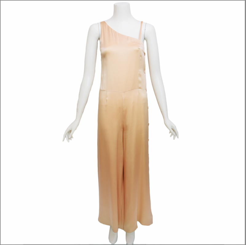 1970s Hanae Mori Couture Silk Jumpsuit & Duster Set