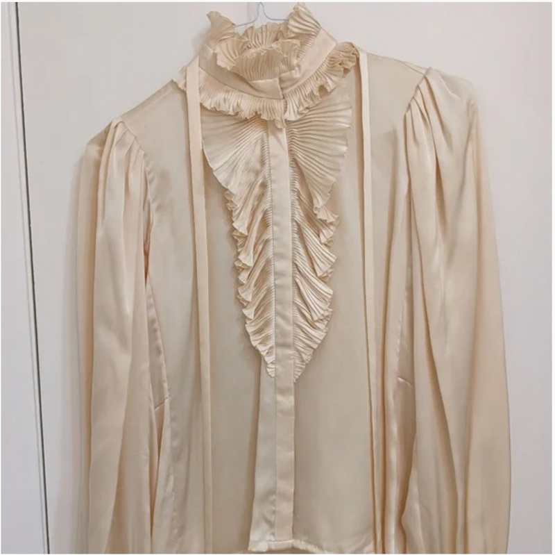 1980s Emanuel Ungaro Silk Blouse