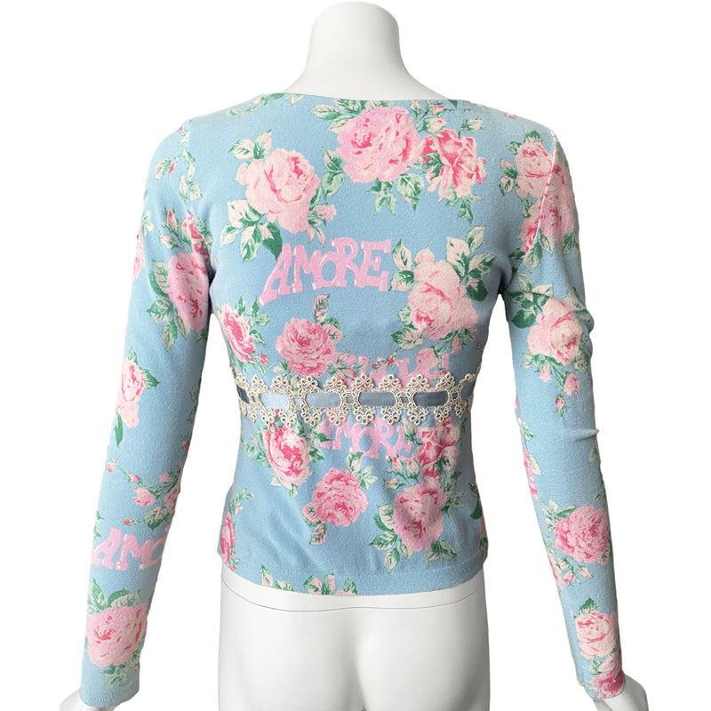 Blumarine Y2K Amore Cardigan Set