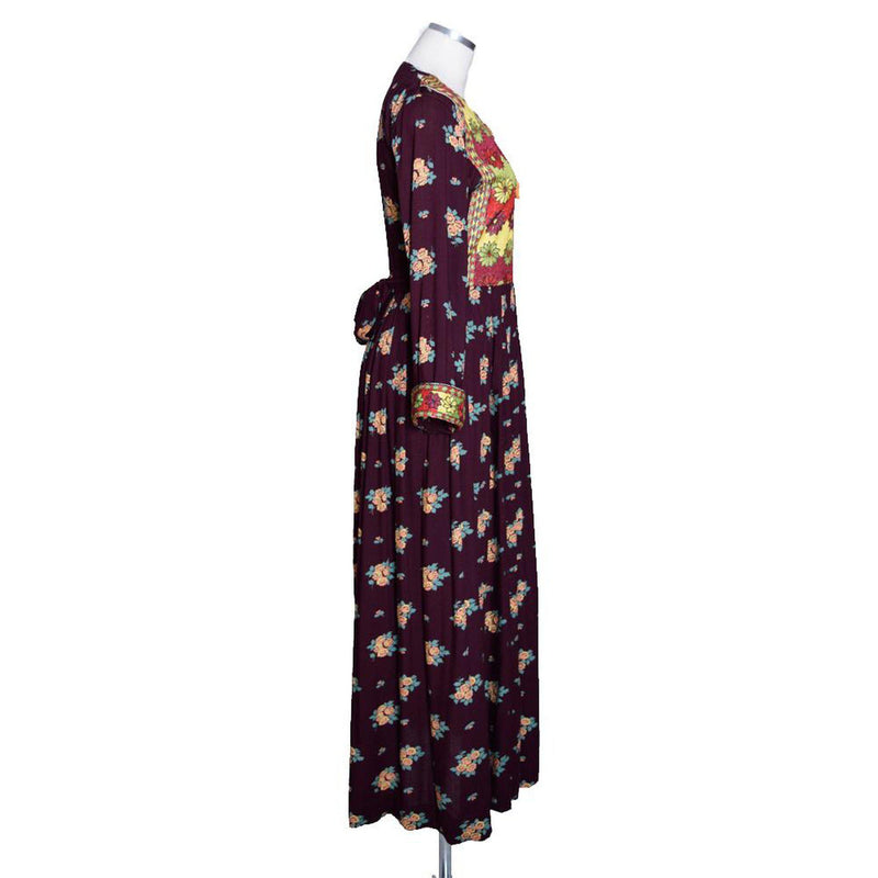 Vintage 1970s Embroidered Maxi Dress - Sweet Disorder Vintage