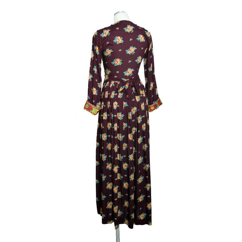 Vintage 1970s Embroidered Maxi Dress - Sweet Disorder Vintage