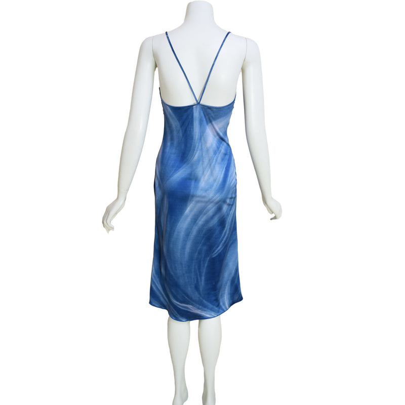 Roberto Cavalli Class 2003 Rose Print Dress