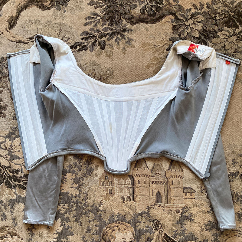 1990s Silver Vivienne Westwood Corset