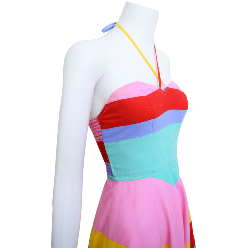 1970s Rainbow Dress