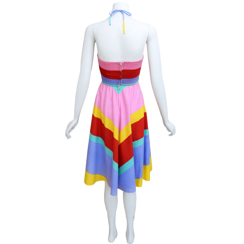 1970s Rainbow Dress