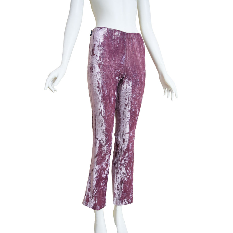 Gianfranco Ferre Jeans 1990s Flared Velvet Pants