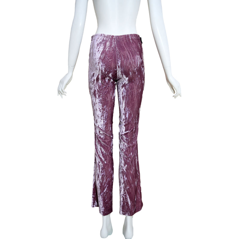 Gianfranco Ferre Jeans 1990s Flared Velvet Pants