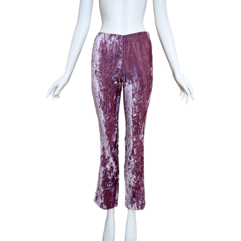 Gianfranco Ferre Jeans 1990s Flared Velvet Pants