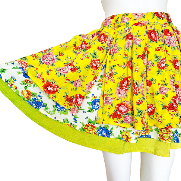 1993 Gianni Versace Silk Mini Skirt