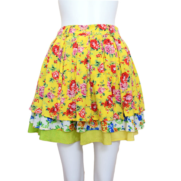 1993 Gianni Versace Silk Mini Skirt