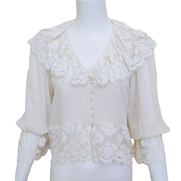 1980s Hanae Mori Blouse
