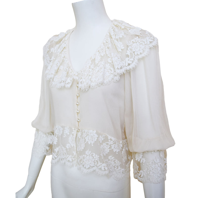 1980s Hanae Mori Blouse