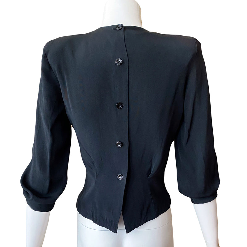 1940s New York City Novelty Blouse