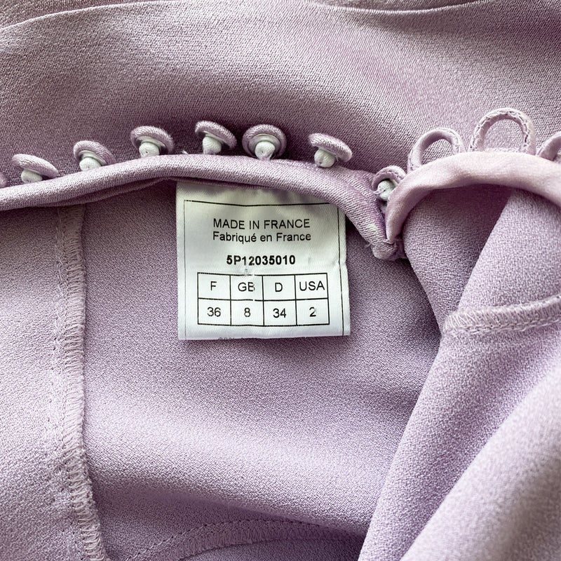 John Galliano Y2K Orchid Maxi Skirt