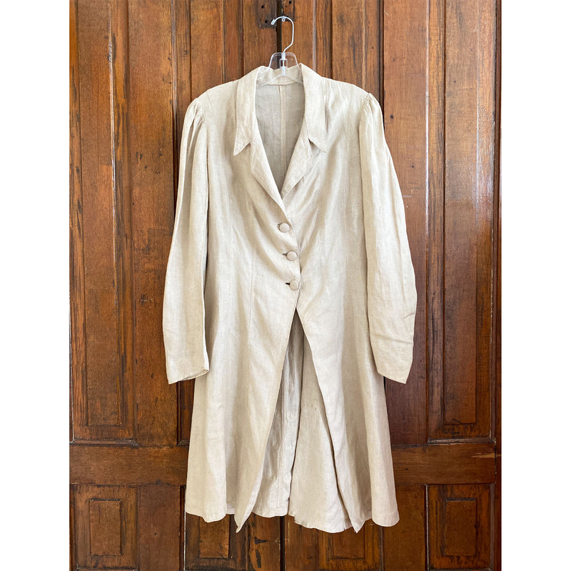 Antique Edwardian Linen Jacket