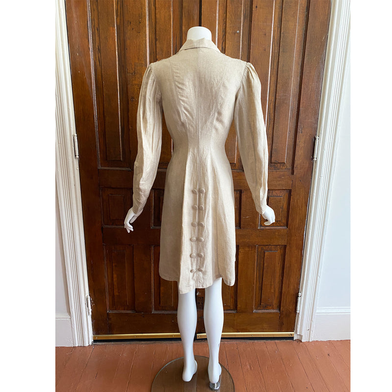 Antique Edwardian Linen Jacket