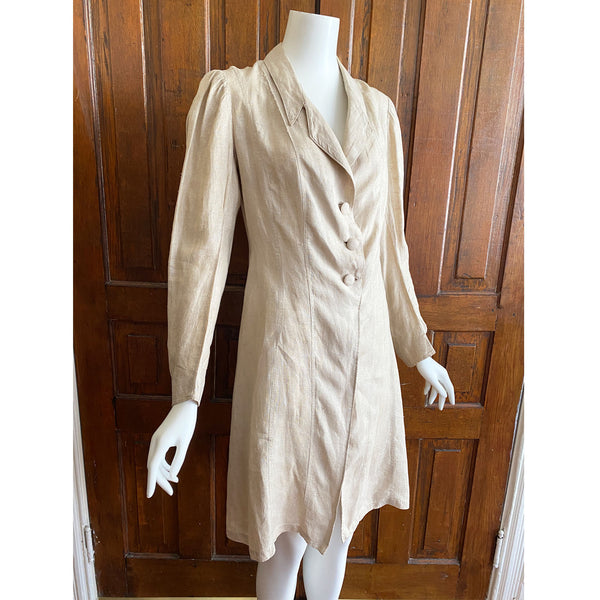 Antique Edwardian Linen Jacket