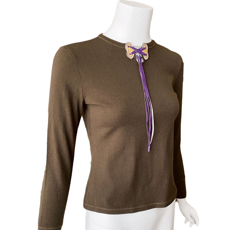 Miu Miu AW 1999 Butterfly Top
