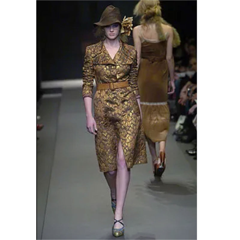 Miu Miu A/W 2004 Runway Brocade Coat