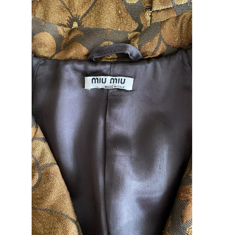 Miu Miu A/W 2004 Runway Brocade Coat