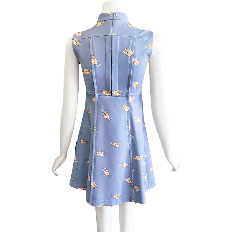 Miu Miu S/S 2010 Cat Print Silk Dress