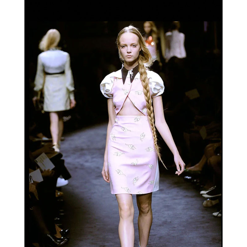 Miu Miu S/S 2010 Cat Print Silk Dress