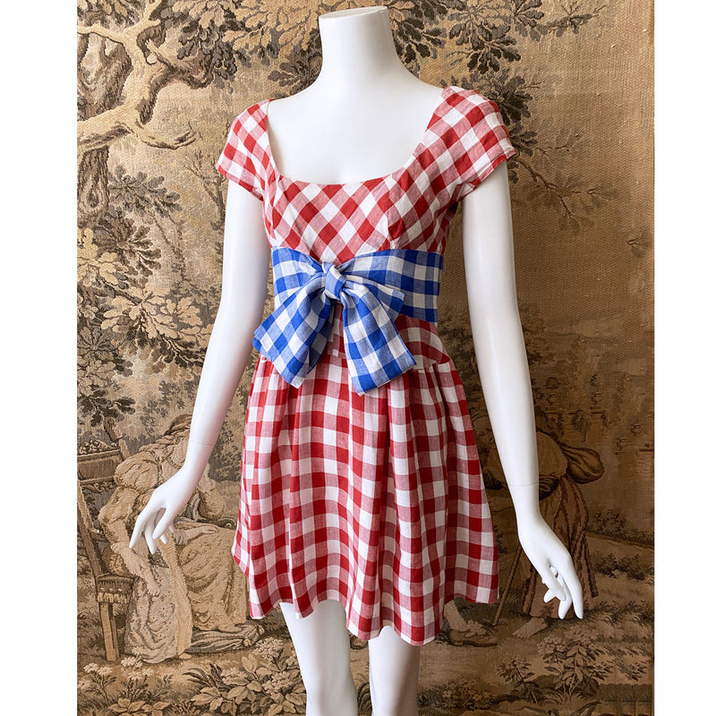 1990s Moschino Milkmaid Dress