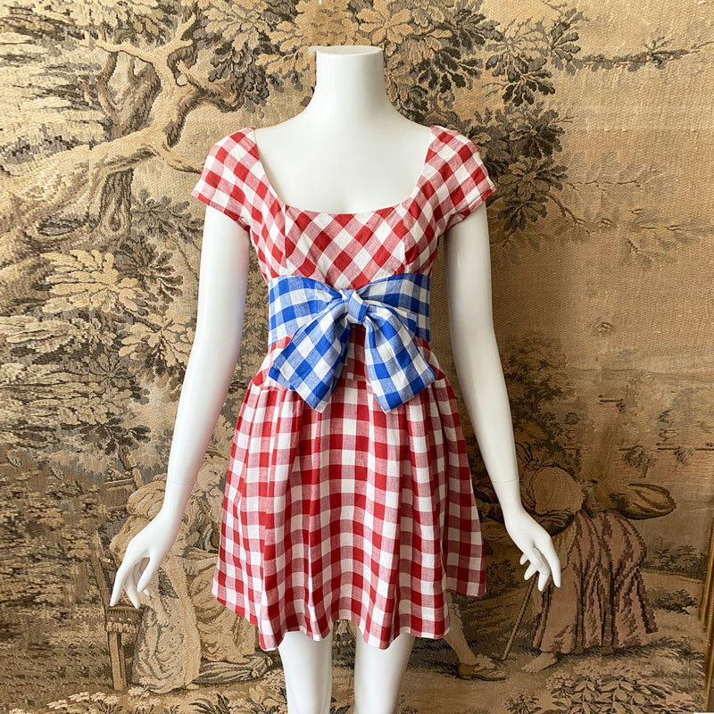 1990s Moschino Milkmaid Dress