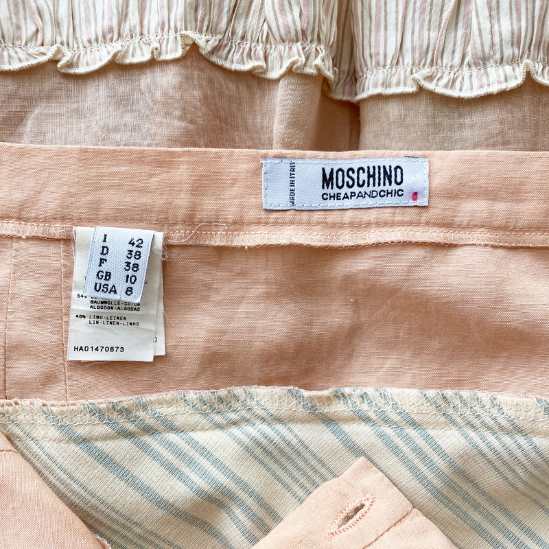 Y2K Moschino Cheap and Chic Tiered Skirt