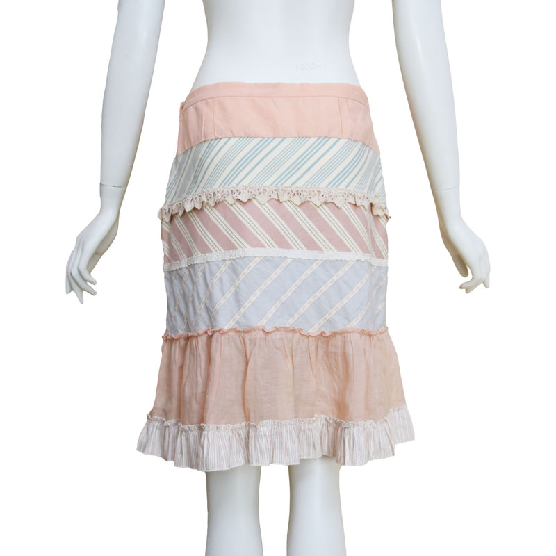 Y2K Moschino Cheap and Chic Tiered Skirt
