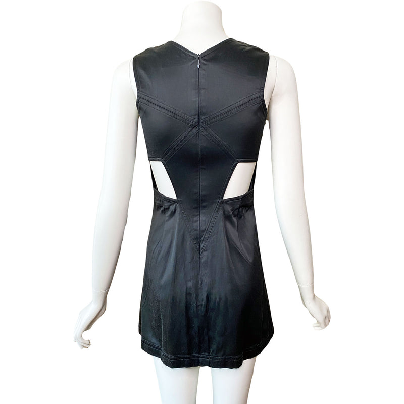 Mugler Trademark Y2K Cutout Mini Dress