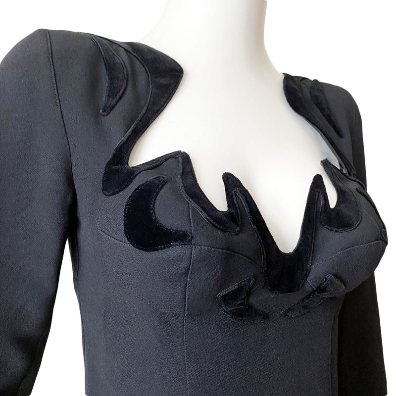 Thierry Mugler 1980s Wiggle Dress