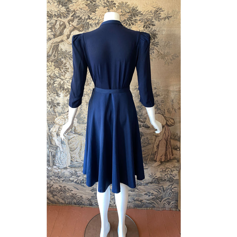 1940s Navy Day Dress
