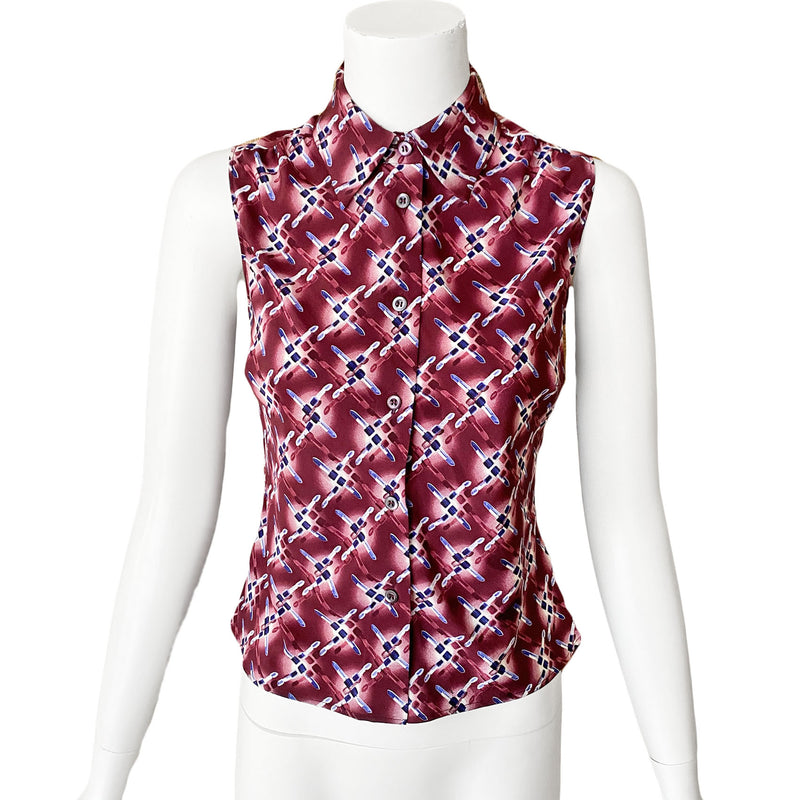 Prada S/S 2000 Lipstick Print Shirt