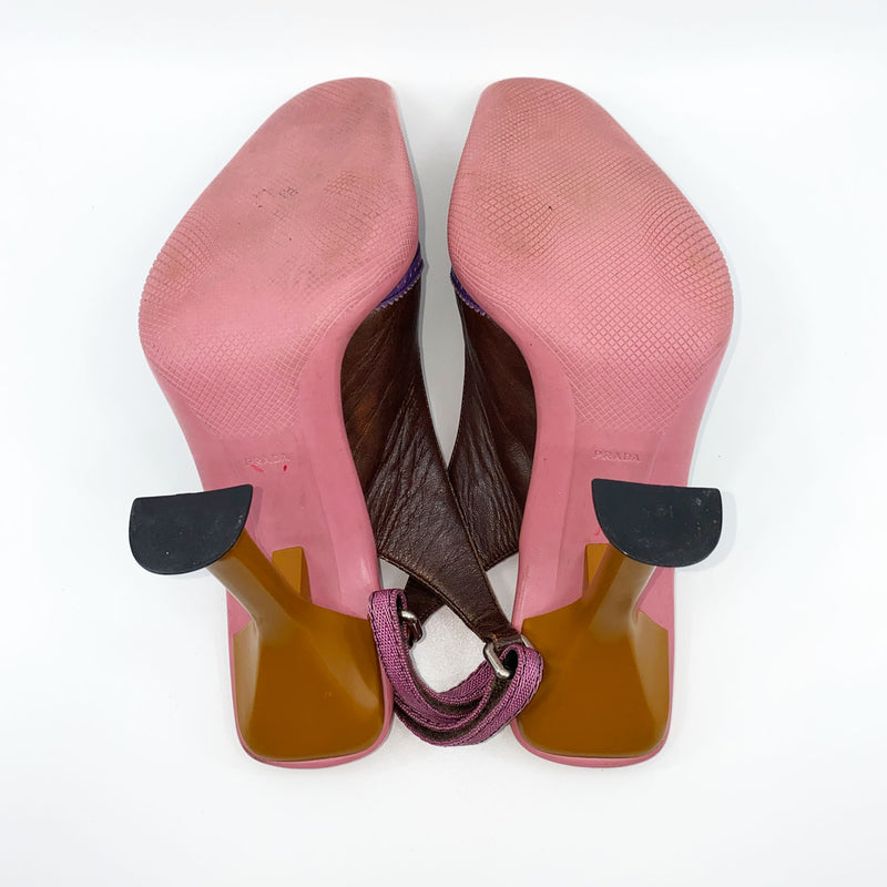 Prada A/W 2000 Acorn Heels