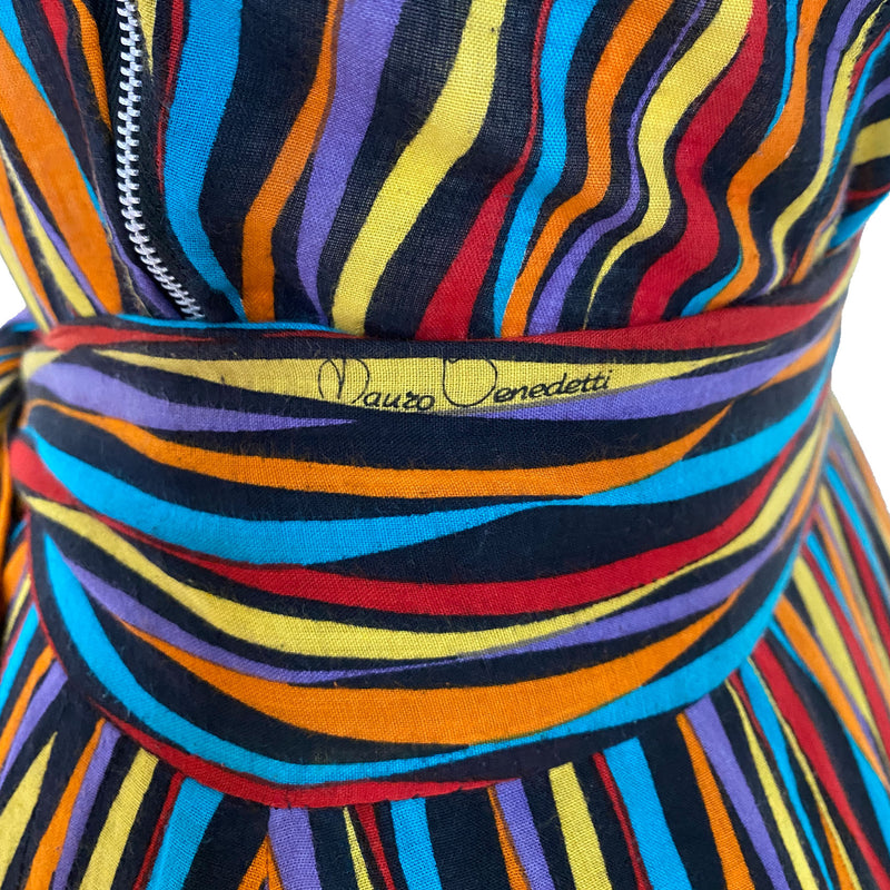 1980s Bodysuit & Reversible Skirt Set