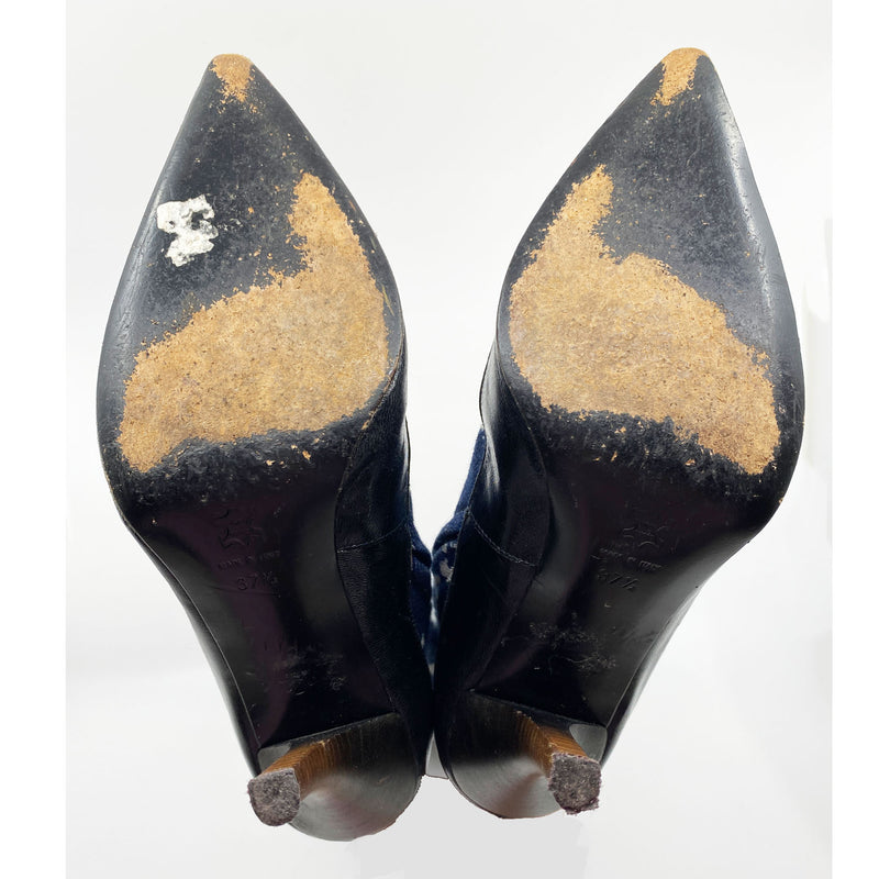 Y2K Cavalli Bleached Denim Boots